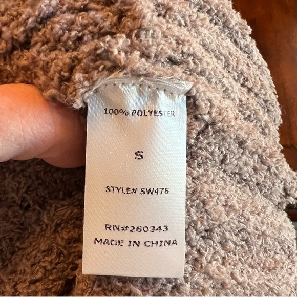 NWOT Sweet Lovely by Jen Cozy Blush Knit Sweater Size S - Picture 7 of 7